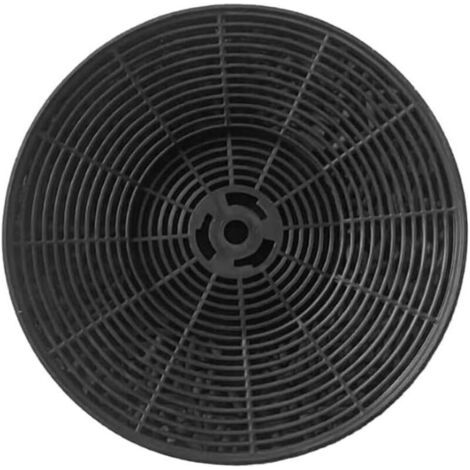 Lot de 2 filtres à charbon actif adaptés aux filtres de hottes de cuisine et aux hottes aspirantes, offrant un contrôle efficace des odeurs. (1/4)