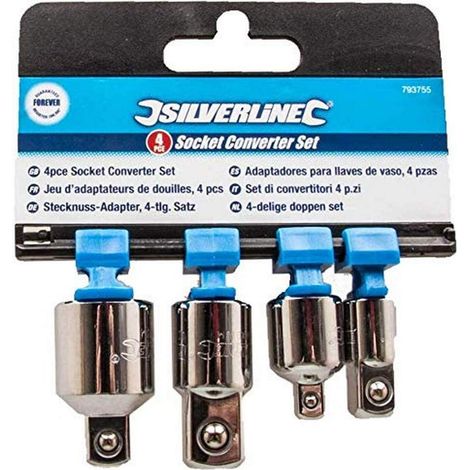 Silverline 793755 Pezzi di collegamento 4 pezzi