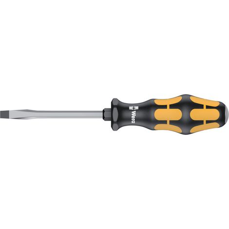 WERA Schlitz-Schraubendreher 932 A 5,5 x 1,0 x 100 mm, Schlagkappe (1/5)