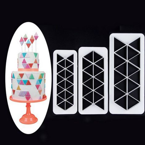 Moule à Gâteau Silicone Cadre Outil Déco Bricolage Pâtisserie Pâte à Sucre Muffin Entremets 05 (1/3)