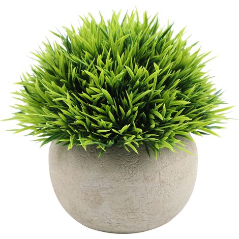 Plantes artificielles vertes style nordique, plante en pot pour décoration de bureau et maison, fausse plante d'intérieur (1/5)