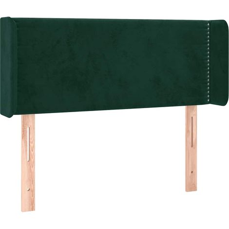Maison Exclusive - Kopfteil mit Ohren Dunkelgrün 83x16x78/88 cm S