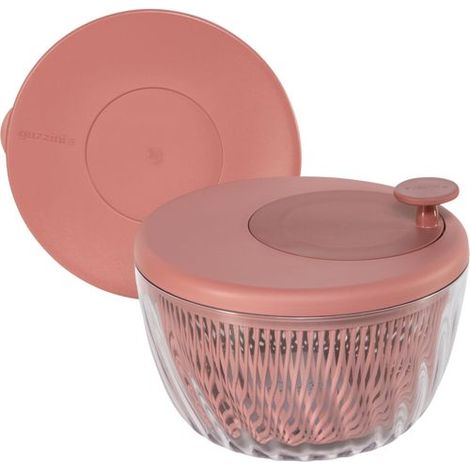 Guzzini Salatschleuder Spin&Store, Mauve red