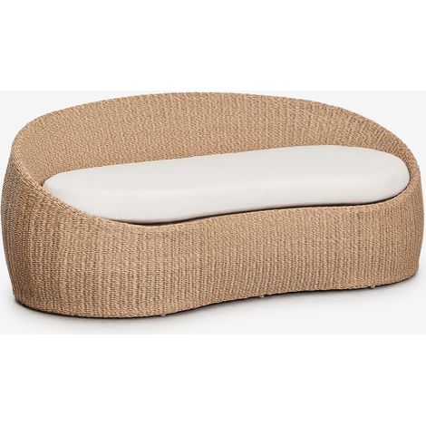 Divano da giardino a 3 posti in rattan sintetico Clarnyx SKLUM            