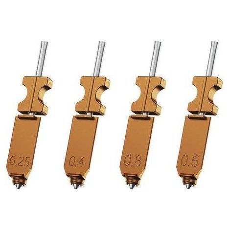 Kit ugelli Flashforge ad5x 0.25 0.8 mm intercambiabili