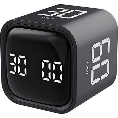 Cube Pomodoro Timer – Produktivitätstimer mit 5/10/30/60-Minuten-Countdown-Timern, einstellbaren akustischen und Vibrationsalarmen, intelligente Stoppuhr für Büro, Studium, Aufgaben, ADHS (1/5)
