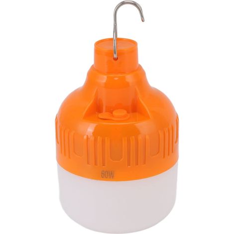 Tragbare, wiederaufladbare Lampe – LED-Birne – Angeln / Campingzelt / Nachtmarkt – Notfall