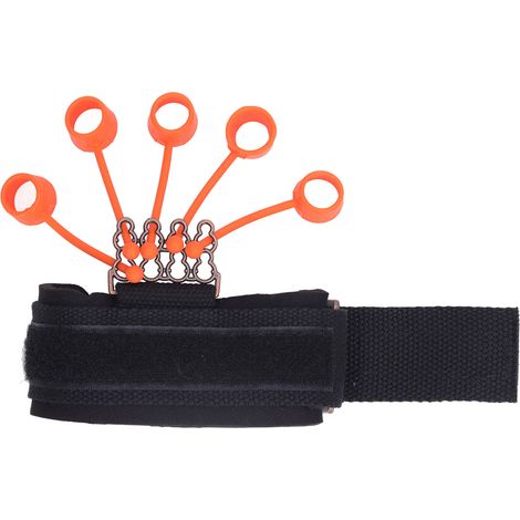 Fingertrainer zur Verbesserung der Flexibilität und Handkraft mit 5 austauschbaren Ringen, 75 lbs (ca. 34 kg) (1/5)