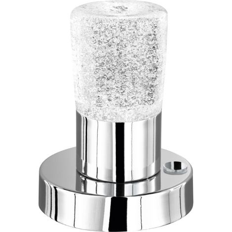 Lumetto Lampe à Poser Led Touch Cristo Verre Pointillé Ø11 cm Trio Lighting (1/3)