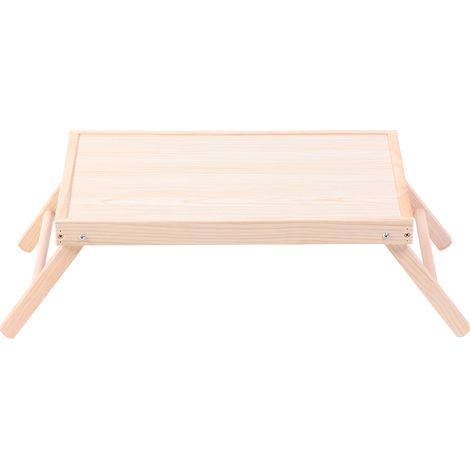 1 Plateau de lit pliant, bureau portable léger pour ordinateur, plateau petit-déjeuner, usage dormitoire (1/5)