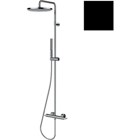 Mitigeur kit colonne de douche murale noir mat thermostatique Apice - Bossini L10507073