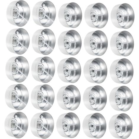 Moules à Bougies En Aluminium Avec Mèches 4 Heures, 200 Pièces, Contenant Pour Fabrication De Bougies Diy, Coffret Rond 2,6 Cm, Usage Festival Et Décoration Bureau (1/5)