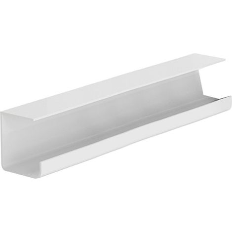Plateau de gestion des câbles installation par perforation, sous le bureau, organiseur de cordons multiprises sous le bureau pour le bureau et (1/5)