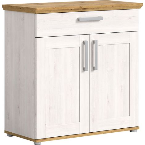 Verona Schuhschrank 1 Schublade 2 Türen Lärche Dekor.