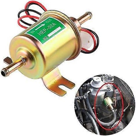 Pompe à carburant électrique basse pression universelle pour voiture Hep-02a 24 V (or)