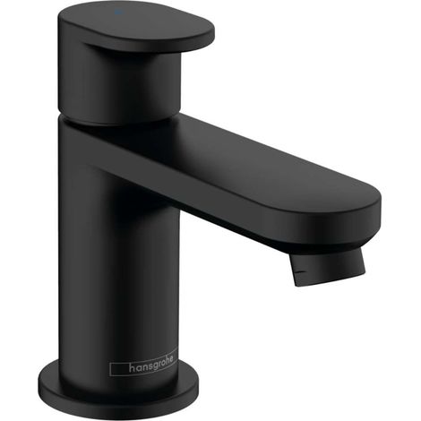 Hansgrohe – Robinet de lavabo noir mat – Montage monotrou – Bec 93 mm – Jet normal avec AirPower – Débit 4 l/min – SKU 71583670