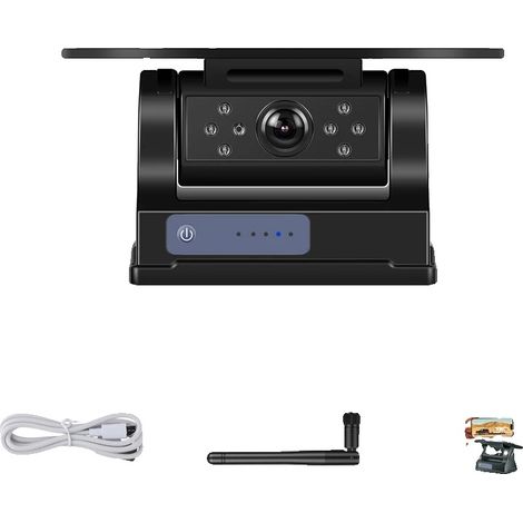 Telecamera posteriore, HD 720P, visione notturna, backup wireless (1/2)