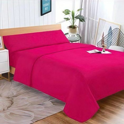 Ensemble de draps 3 pièces doux avec housse de couette et taies d’oreiller, linge de lit confortable toutes saisons, 180x200 cm (1/3)