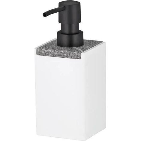 Distributore di sapone a cubo Kela bianco 300 ml