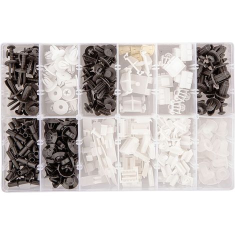 MERCEDES - CLIP FERMI FISSAGGIO 270PZ CARROZZERIA PARAURTI PANNELLI - RIVETTI PLASTICA- 11-962 NEO TOOLS (1/5)