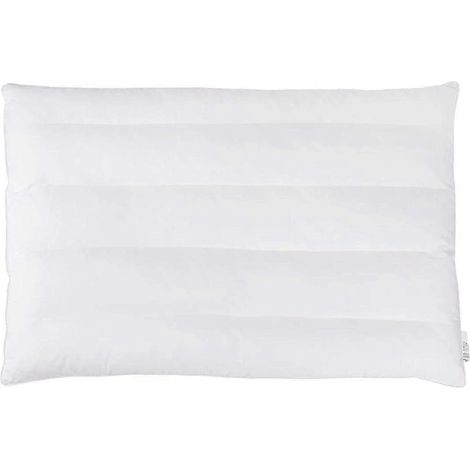 Oreiller ultra-mince QD-Support, oreiller fin pour les personnes dormant sur le ventre, oreiller cervical plat rectangulairef3-AquaForge (1/5)