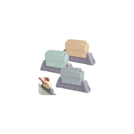 3 pièces brosse de nettoyage de rainure, brosse de nettoyage de fenêtre magique, brosse de nettoyage de fenêtre, brosse de nettoyage de rail de porte coulissante, multifonction domestique