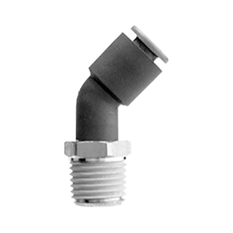 Raccord coudé SMC KR vers R 1/8 Mâle 8 mm ( Prix pour Sachet de 10 )