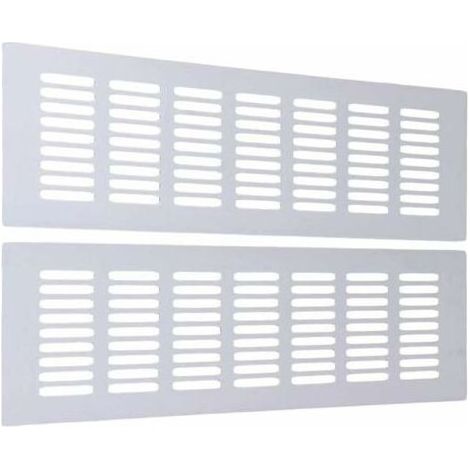 Grille D'Aeration Grille D'Aeration Rectangulaire Grille De Ventilation Grille De Ventilation Rectangulaire Grille D'Aération Aluminium Pour Une Ventilation (30 Cm) 2 Pièces (1/3)