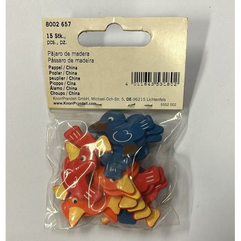 KNORR PRANDELL - DECORAZIONI A FORMA DIUCCELLI 30MM 15PZ