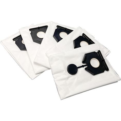 Lot de 5 sacs aspirateur haute capacité 130 L compatibles Kärcher 2.889-154.0 NT30/1 APL, sacs filtrants professionnels (1/3)
