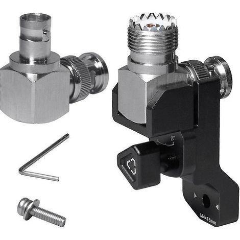 RC-2 Schnellverschluss-Antennenhalterung aus Aluminiumlegierung für ICOM705 ICOM IC-705 RC2 für ARK-705 Abschirmung (SO239 und BNC-Adapter) (1/5)