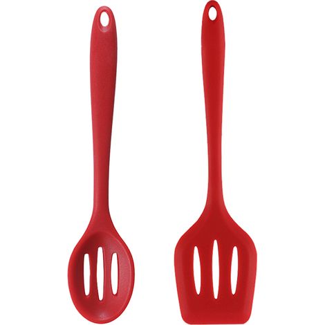 Espátula De Silicona - 2 Unidades - Resistente Al Calor - Apta Para Lavavajillas - Para Hornear Y Cocinar (1/5)
