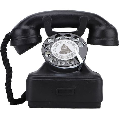 Vintage Retro Antikes Festnetztelefon Home-Office Schreibtisch Dekoration Ornament Fotografie Requisiten (1/4)