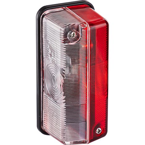 PKW Anhänger Begrenzungsleuchte Positionsleuchte Leuchte 12 V / 4 W rot / weiß (1/4)