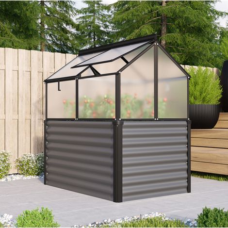 Vitavia Hochfrühbeet "Paris", granit / schwarz, 4 mm HKP (1/3)