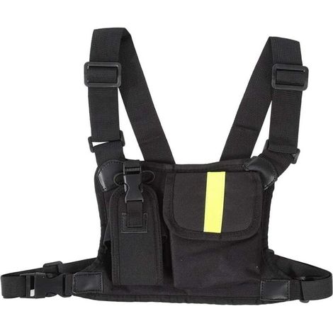 Verstellbare Weste für Funkgeräte mit integrierter Brusttasche, praktische Trageausrüstung für Männer und Profis (1/5)