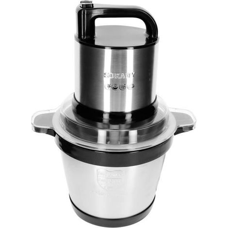 Hachoir Électrique - SOKANY - 800W - 4L - 4 Lames - 3 Niveaux de Vitesse