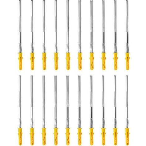 Équerres murales invisibles pour étagères – Lot de 20 supports métalliques discrets et ultra-résistants, fixation solide sans perçage visible