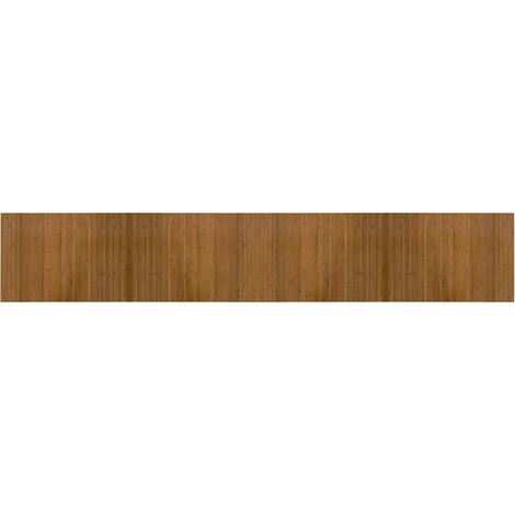 Tapis rectangulaire marron 70x400 cm bambou (1/5)