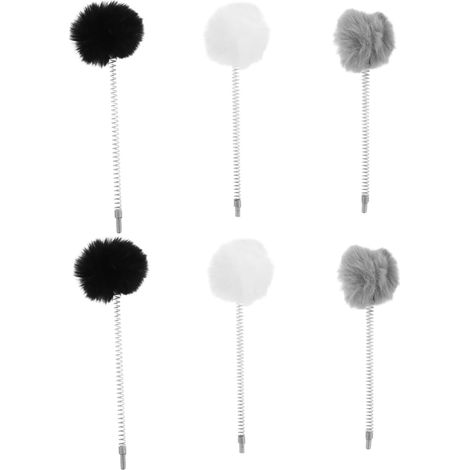 Lot De 6 Jouets Suspendus pour Chat Jouet Chat Interactif avec Balles De Rechange Et Ressorts Accessoire Arbre À pour Poursuite Mastication Et Jeu D’Intérieur (1/5)