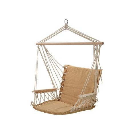 SILLA/HAMACA COLGANTE ALGODON 100 X 53 CM ARENA - X39500540