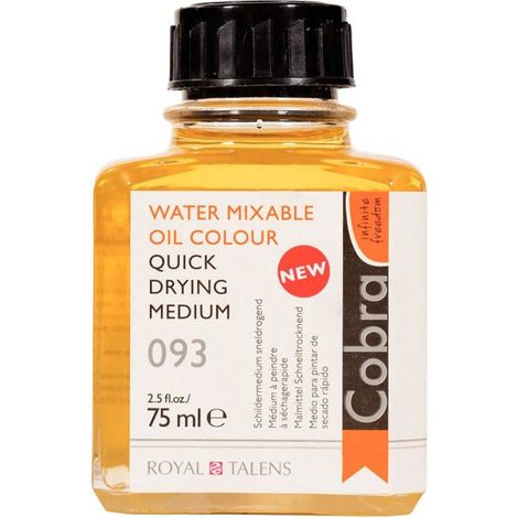 Medium - Royal Talens - Cobra Water Mixable Oil - Séchage rapide - 75ml - Multicolore