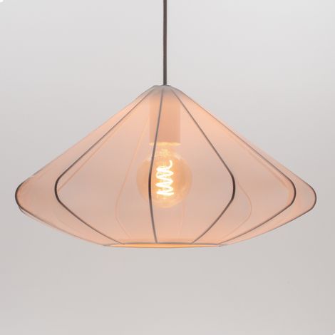 Lampe pendante Ø 42cm Dolwen Blanc - Japandi - 43997