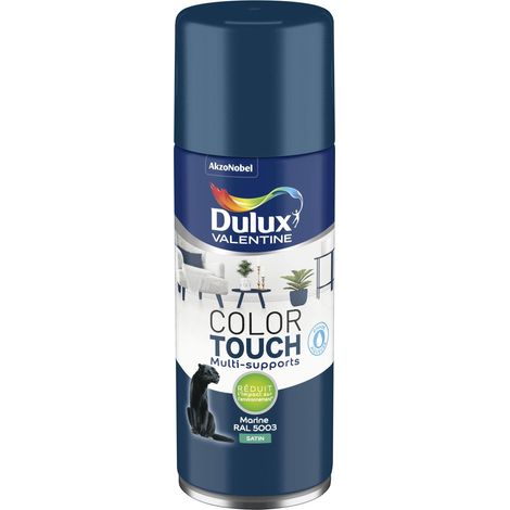 Peinture Aérosol Color Touch - Satin Marine 400 ml - Dulux Valentine