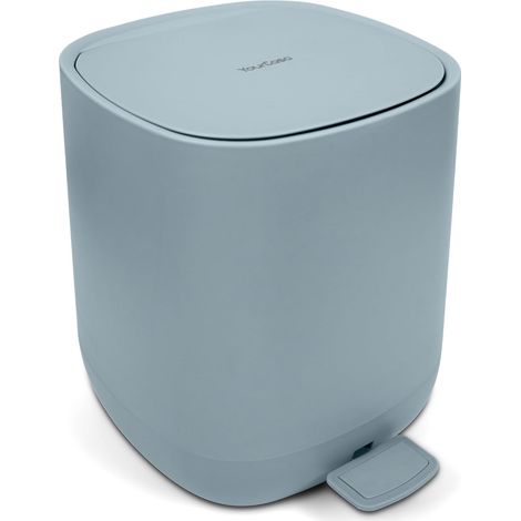 Poubelle Salle de Bain 5L avec Couvercle - Petite Poubelle WC à Pédale, Couvercle Silencieux Soft-Close, Seau Intérieur Amovible, Base Antidérapante - Poubelle Toilette Compacte (1/5)