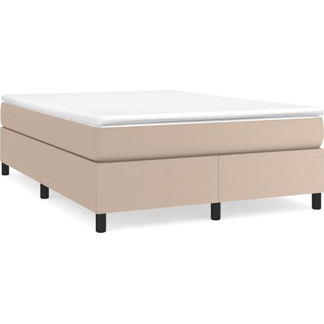 Maison Exclusive - Boxspringbettgestell Cappuccino-Braun 140x200 (1/5)