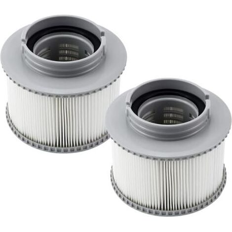 Filtre de Rechange pour Mspa FD2089 Compatible avec Toutes Les Cartouches Filtrantes MSpa Actuelles et Les Piscines Filtre Spa Gonflable (Version Améliorée) Lot de 2 (1/5)