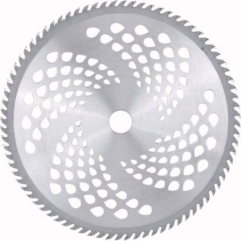Lame de débroussailleuse 25,4 cm – 40/60/80 dents en alliage de carbure – Coupe efficace des broussailles et mauvaises herbes (1/5)