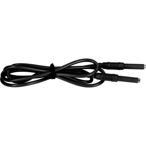 1 mm² Prüfkabel (weiblich-weiblich), Sondenverlängerung mit Messingstecker J.70030, schwarz, robuster Messanschluss (1/5)