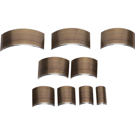Outil de découpe en V pour cuir, poinçon pour découpe en queue d'aronde, kit d'accessoires perforés pour ceintures rondes, 9 demi-cercles peu profonds A30 (1/5)